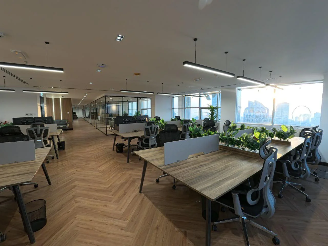Collaborative work environment designed and fitted out by Atech Interiors