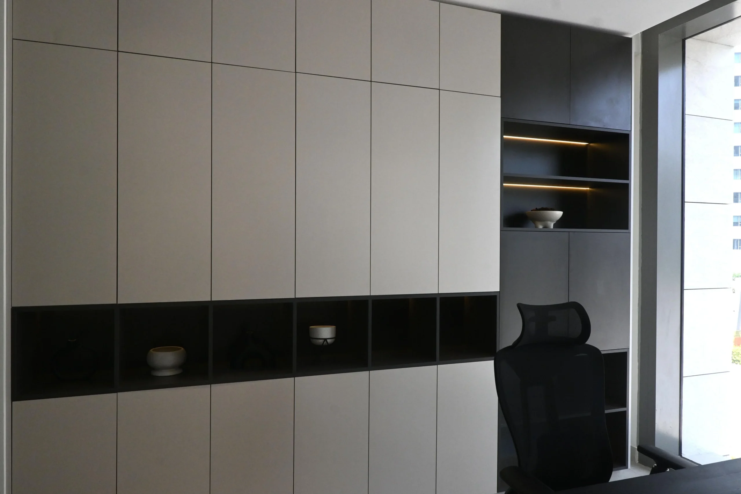 Real estate office interior