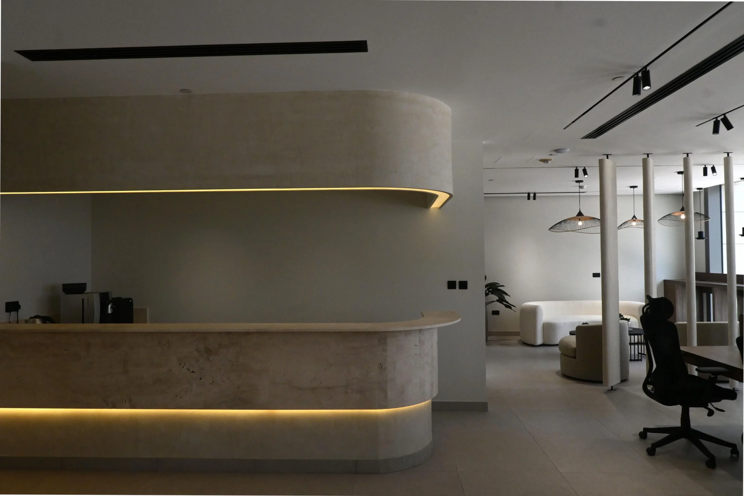 Real estate office interior fitout by Atech