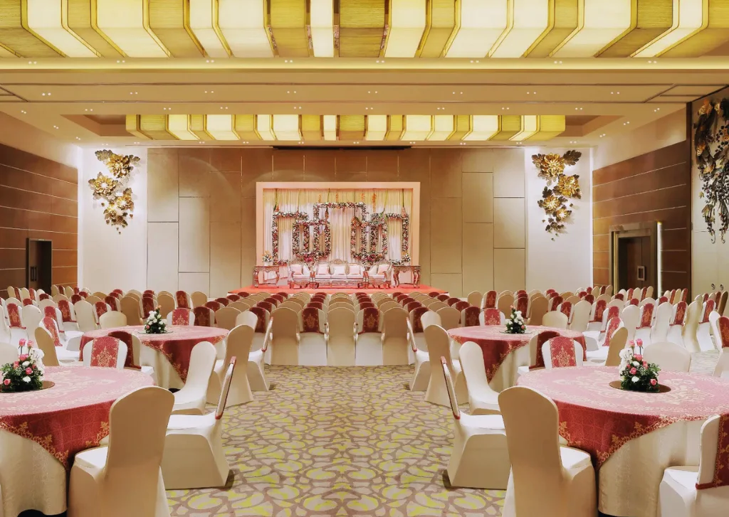 modern banquet hall interior design UAE