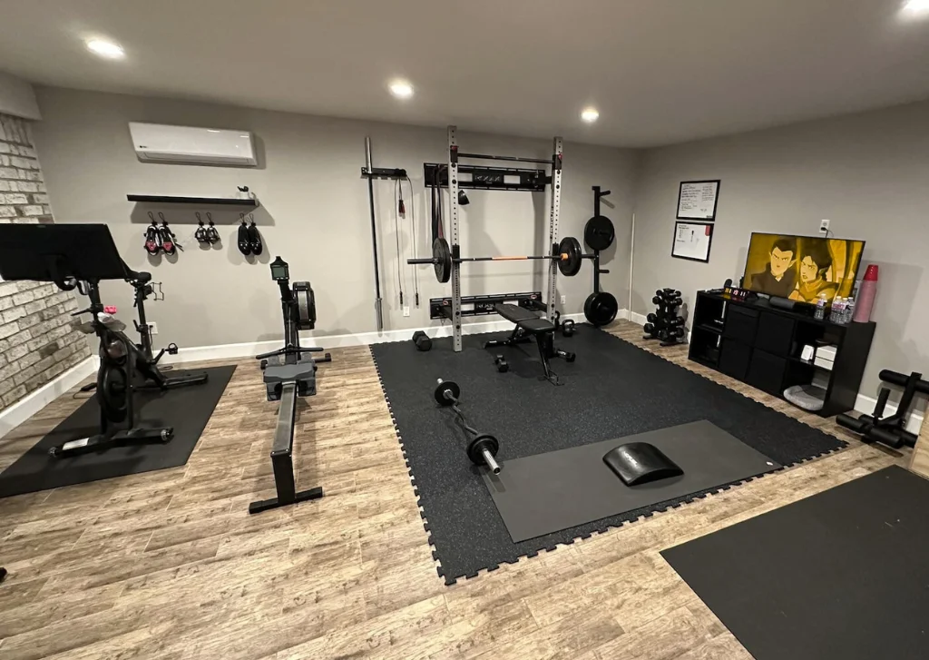 home gym interior design in Dubai