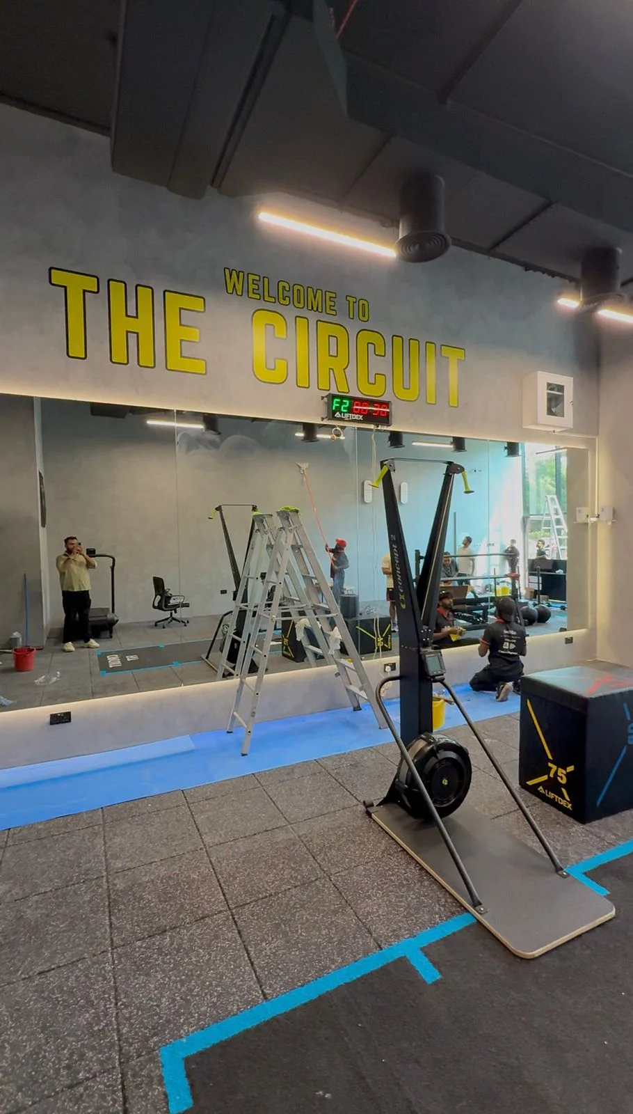 Circuit Fitness Gym Interior Design Dubai