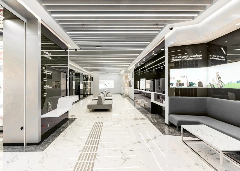 bank interior design in Dubai