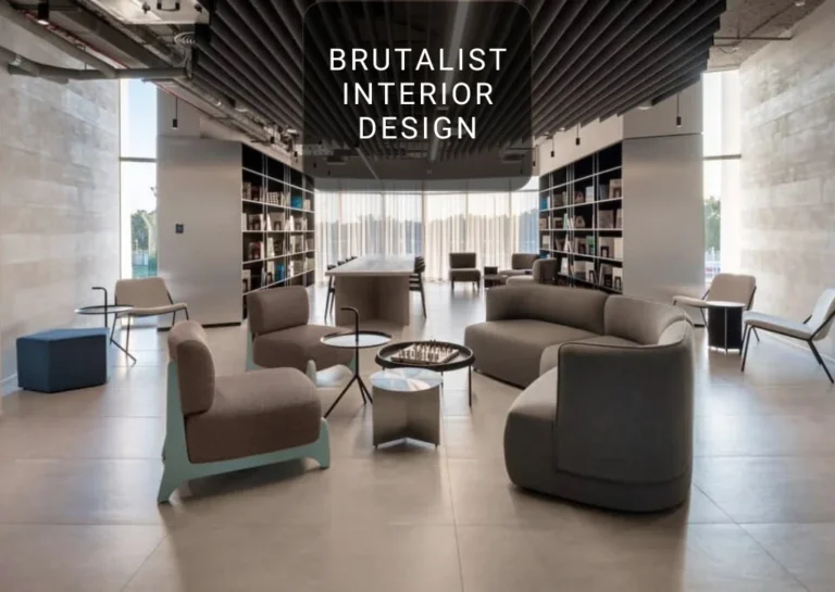 brutalist interior design