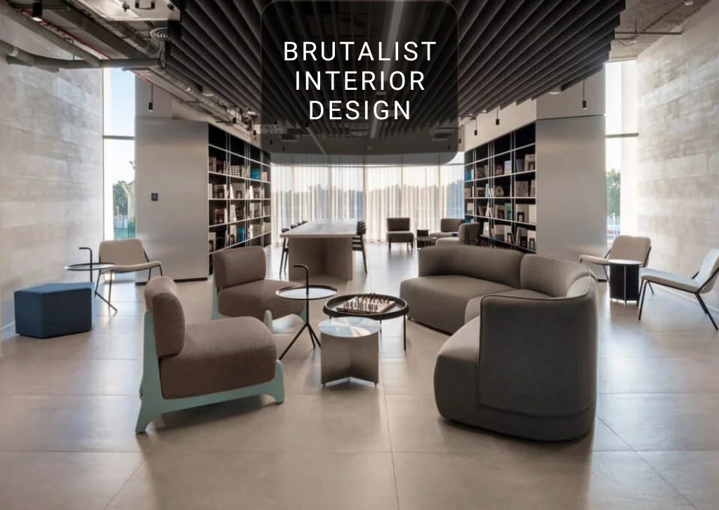 brutalist interior design