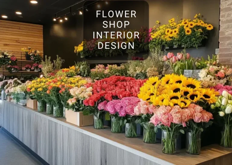 flower shop interior design in Dubai