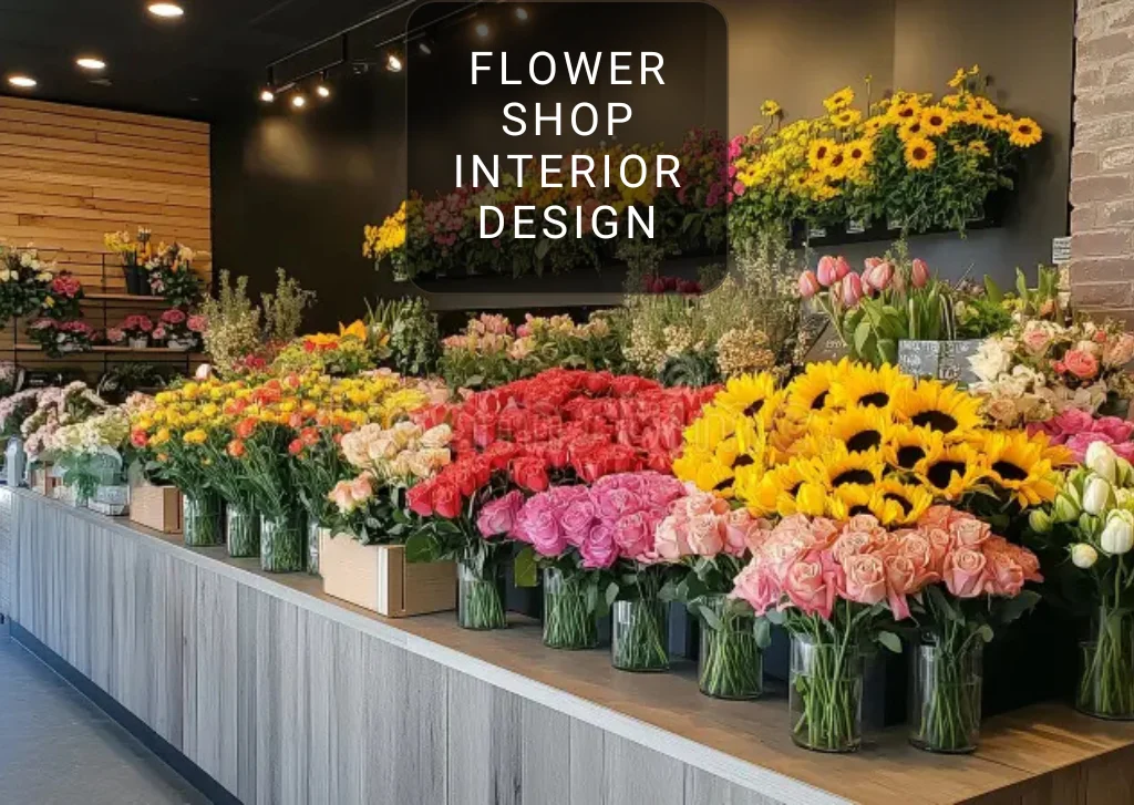 flower shop interior design in Dubai