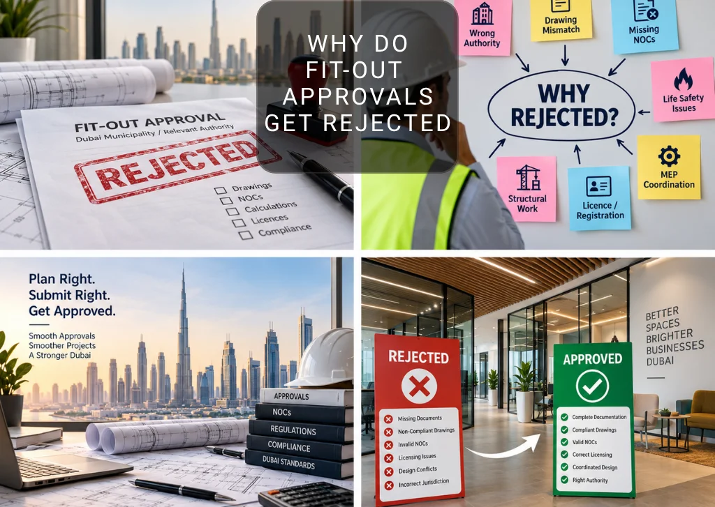 Why Do Fit-Out Approvals Get Rejected in Dubai? 7 Reasons & Fixes