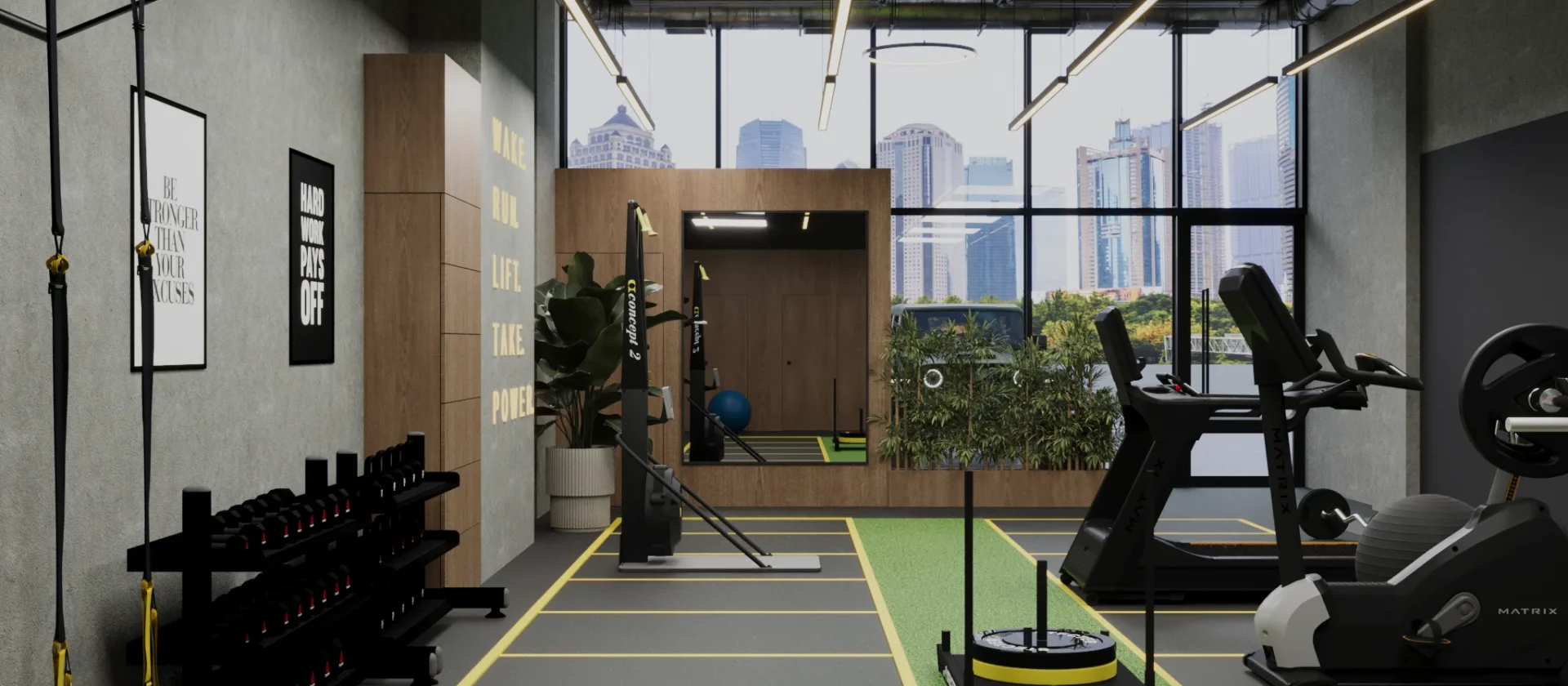 Circuit FIT — Fitness Club Fit-Out by Atech Interiors LLC