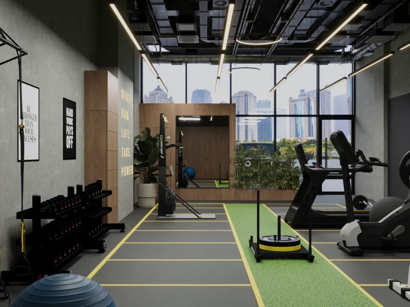 Circuit FIT — Fitness Club Fit-Out by Atech Interiors LLC
